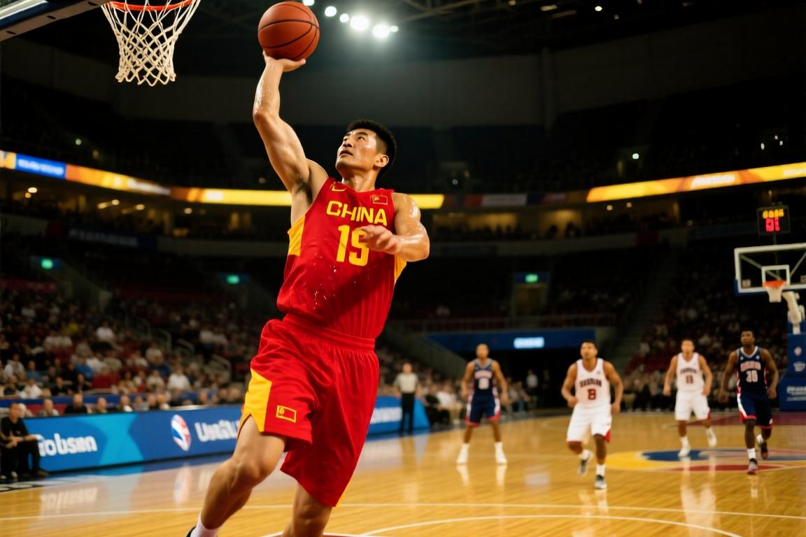 可圈可点！易建联06年对阵美国13分7板1助2帽集锦！