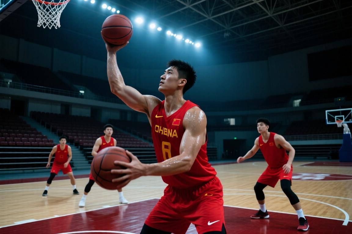 晚间开战！中国男篮赛前训练 今晚将客场挑战卡塔尔