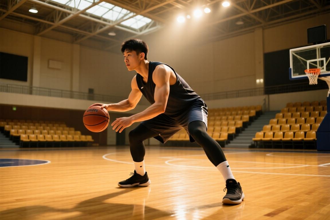 国外一球迷模仿申京打球，你别说这动作和细节都挺到位