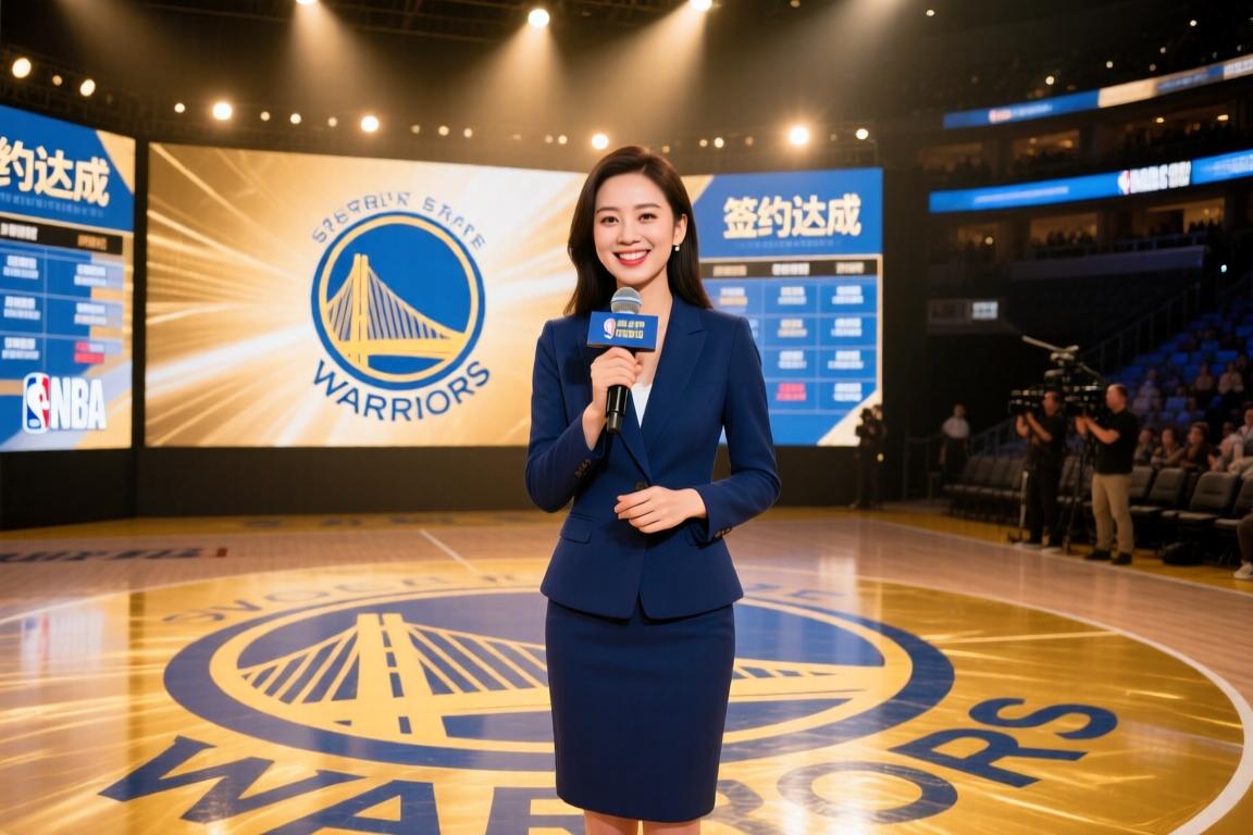 女主持辰辰：勇士签约压轴达成！新赛季在西部能排到哪啊？