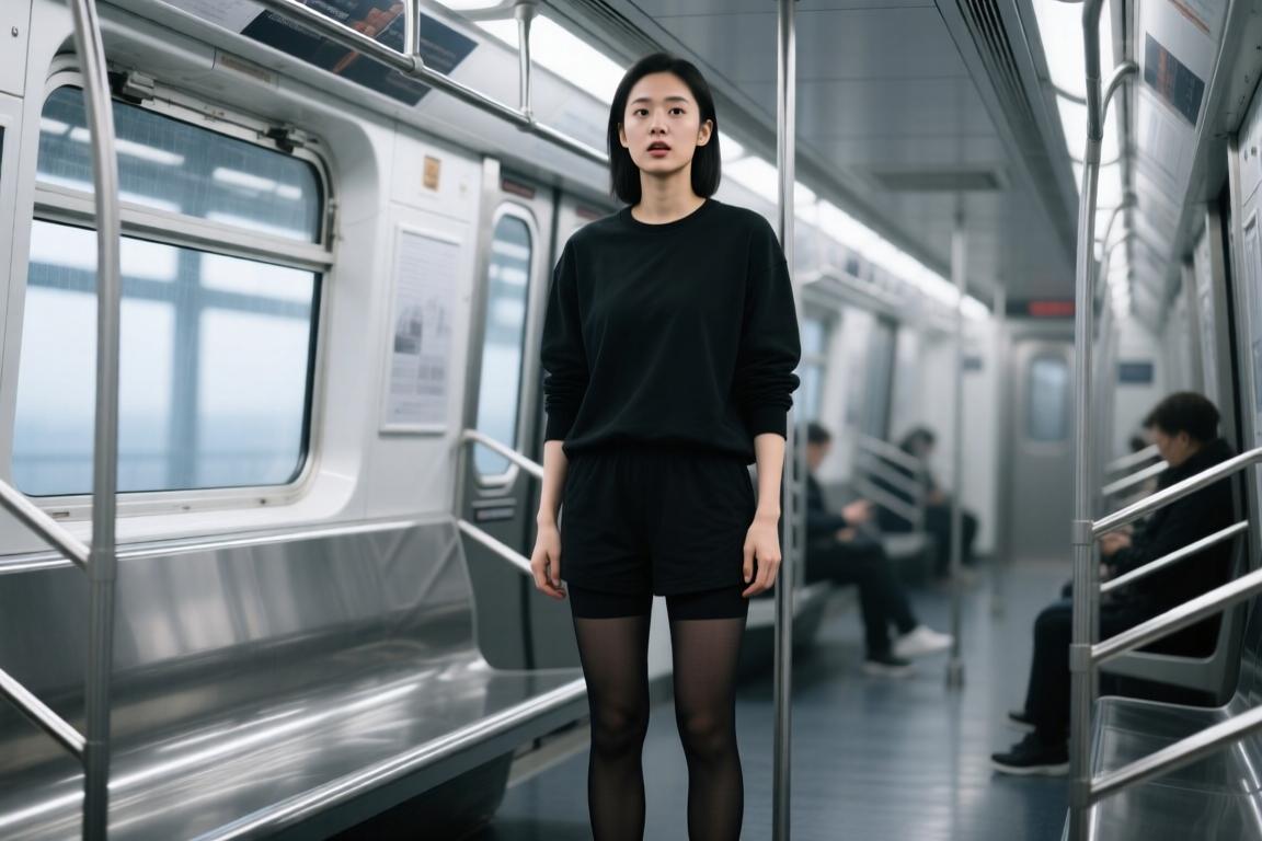 前女篮许诺晒穿黑丝出行：地铁里撞见两米的我 可以合影吗？