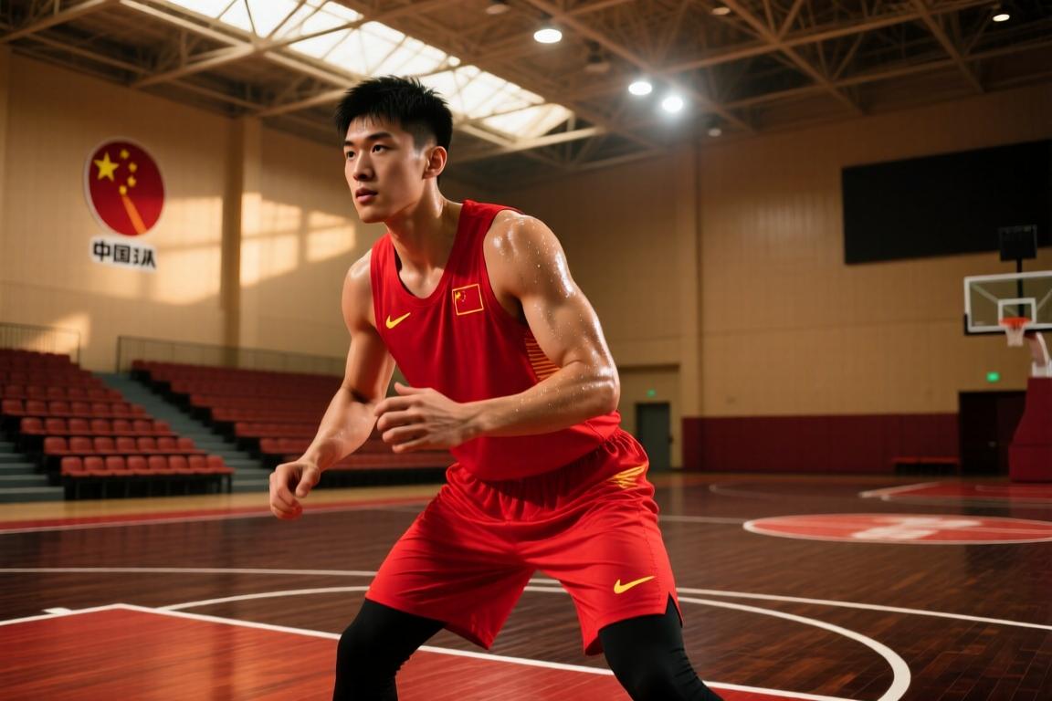 可惜不打！杨瀚森正式回归中国男篮 今天先在场下观赛