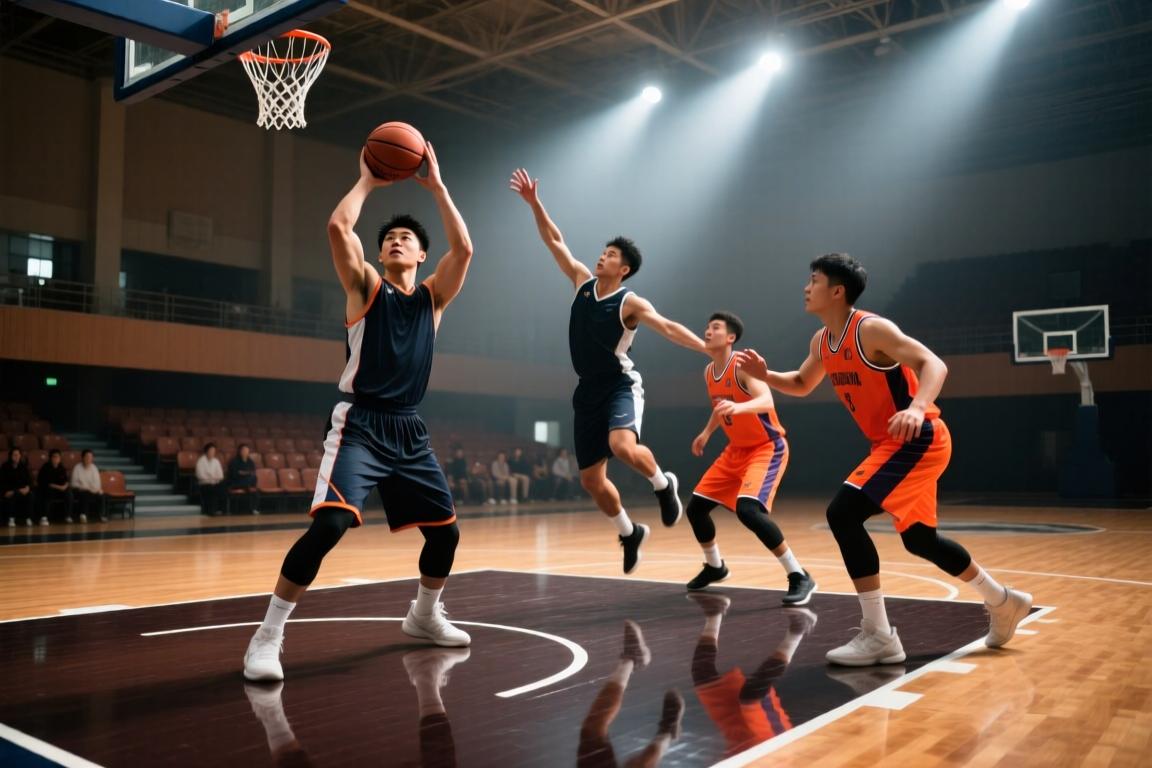 帅气1打3！胡金秋内线接球 在对手三人包夹前转身勾手命中！
