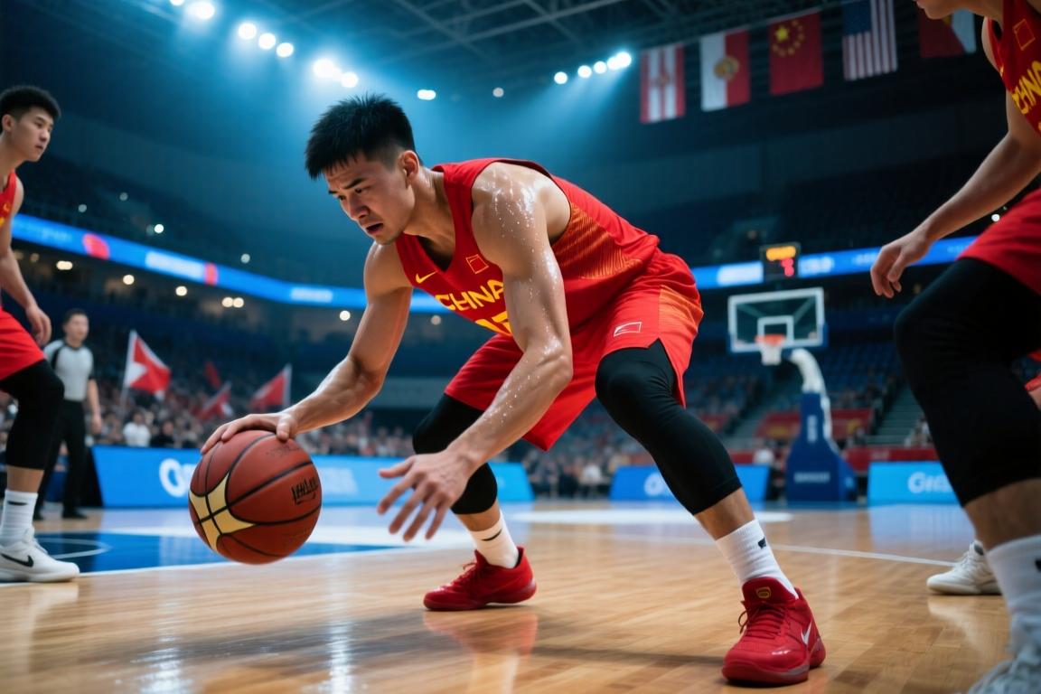 太尴尬了！中国男篮运球运了16秒 结果要进攻时球掉对方手上