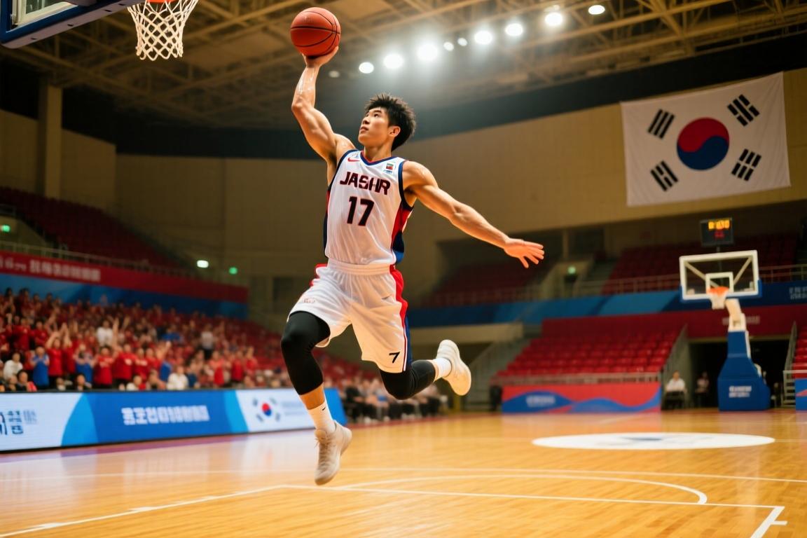日本最强核心！1米72河村勇辉vs韩国砍下24分集锦