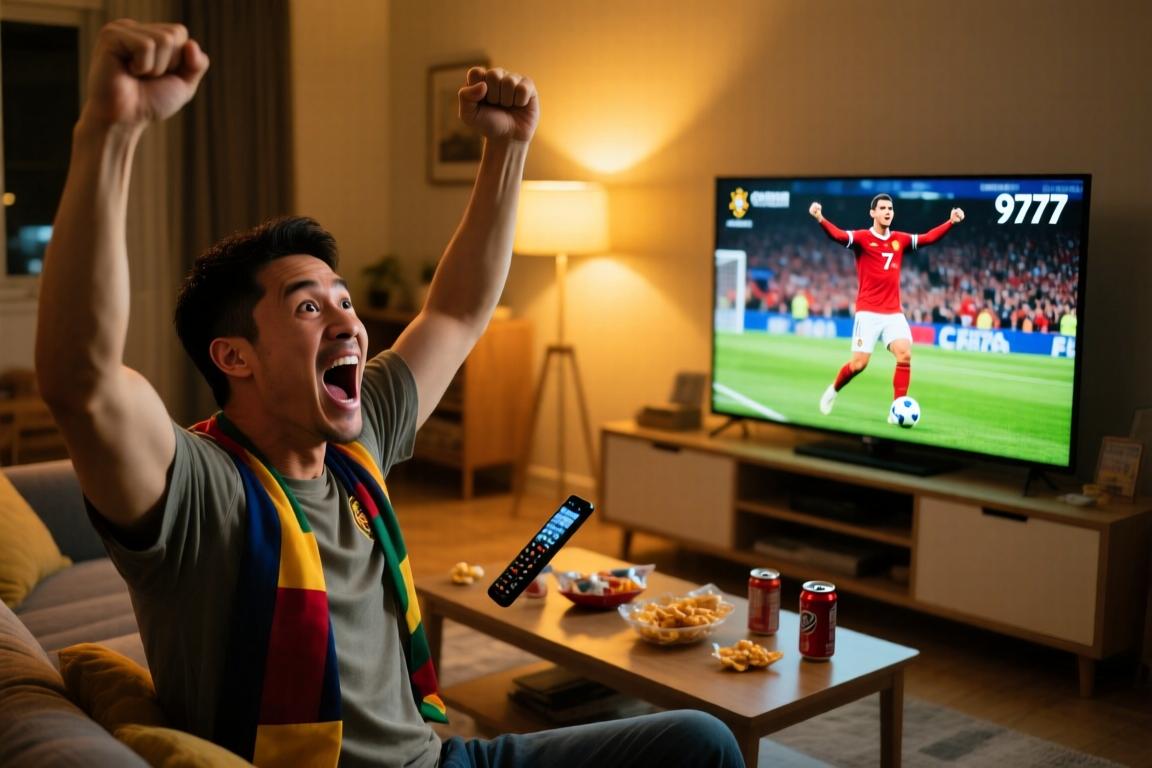 甲亢哥看C罗977球当场发疯！喊话：世界杯就该这么简单地踢⚽