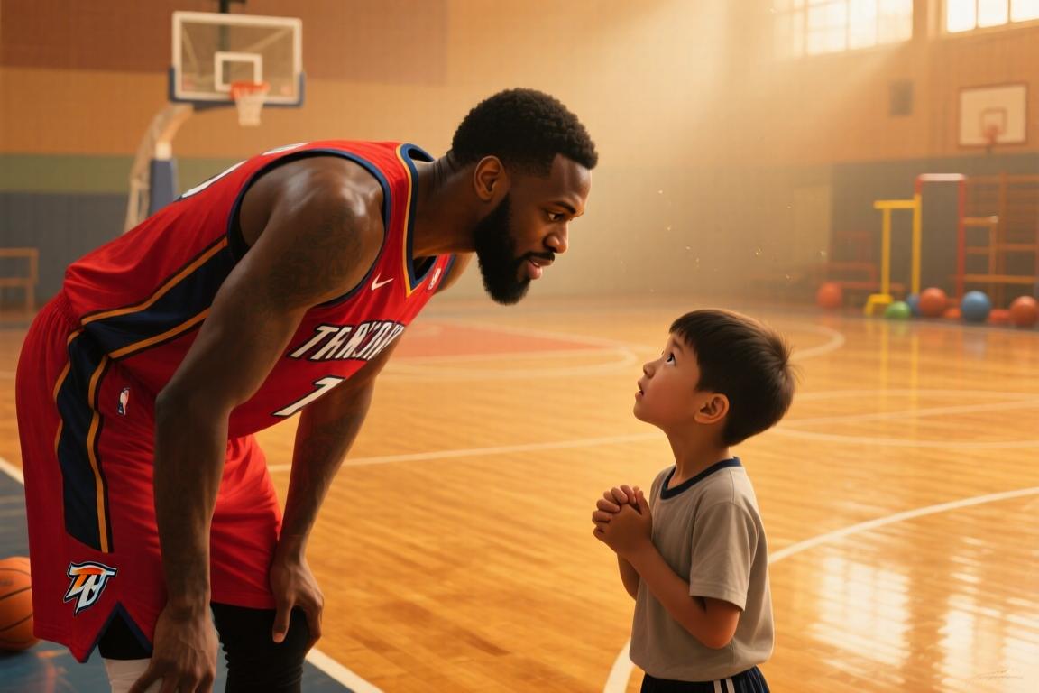 感受到了遗憾 训练营小学员问威少：“你真的是NBA球员吗？