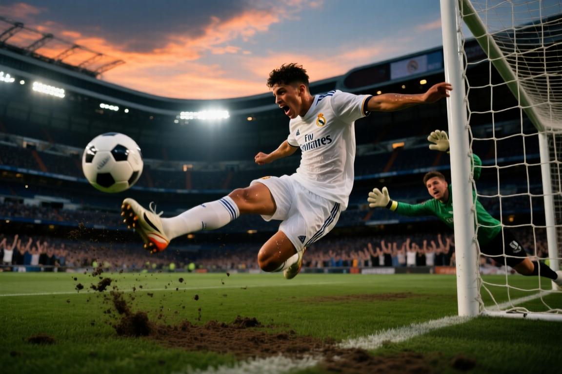皇马本赛季最神签约？小将埃斯皮绝杀救主，穆里尼奥直接嗨翻！⚽