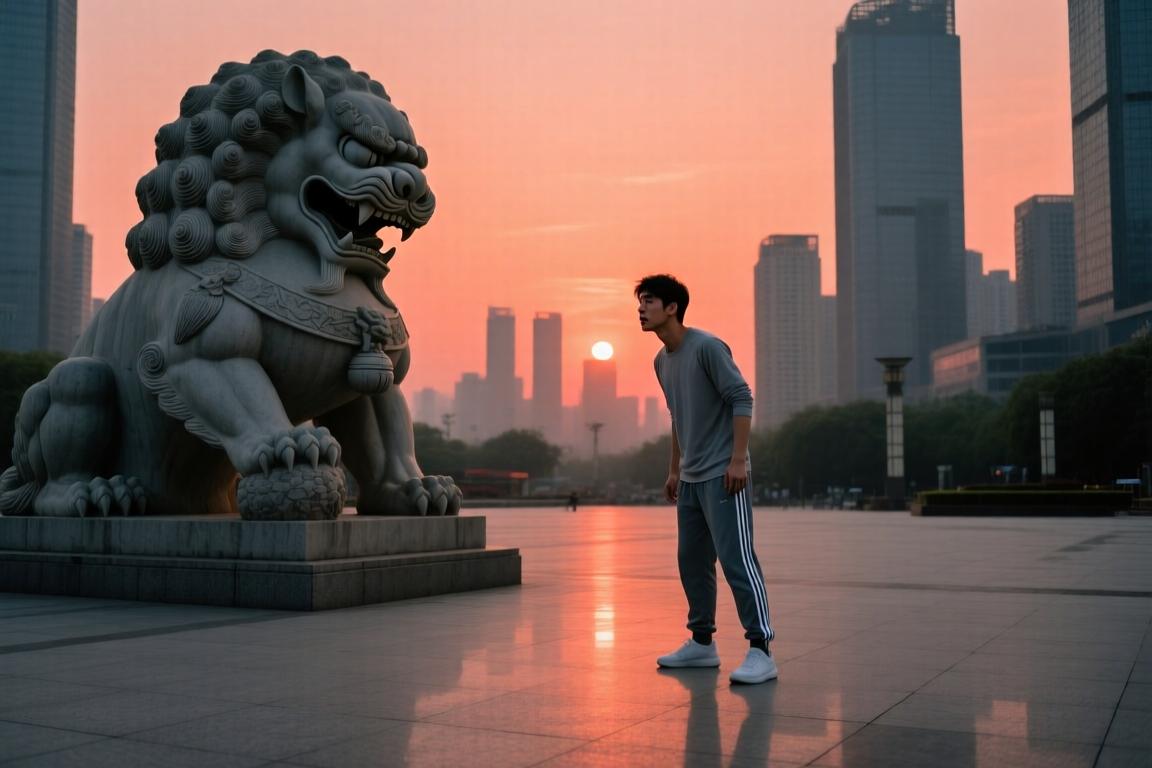 追梦中国行贡献名场面：天不怕地不怕，唯独怕狮头鹅
