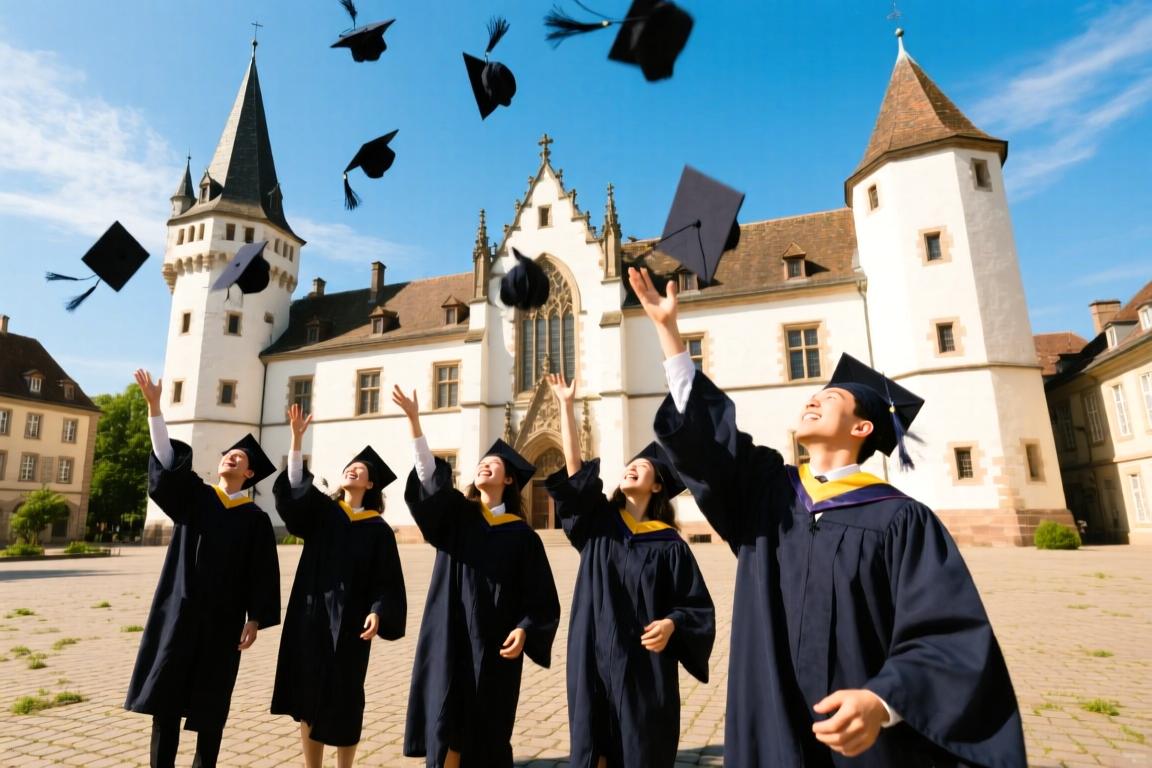 斯特拉斯堡大学！白堡夏天离开的毕业生们！