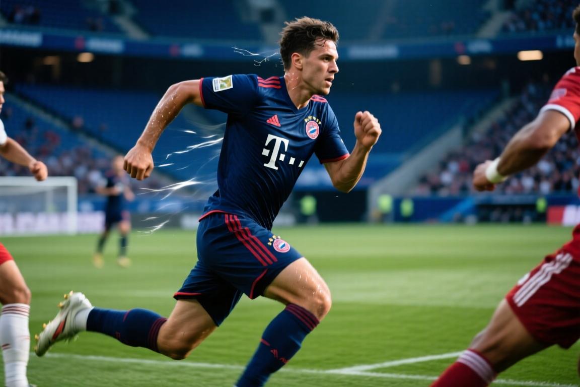 左路永动机！网友恶搞：拜仁球员一场比赛的跑位…