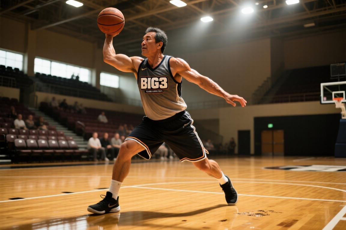 43岁小斯打BIG3有点降维打击啊这翻身跳投！还有油？