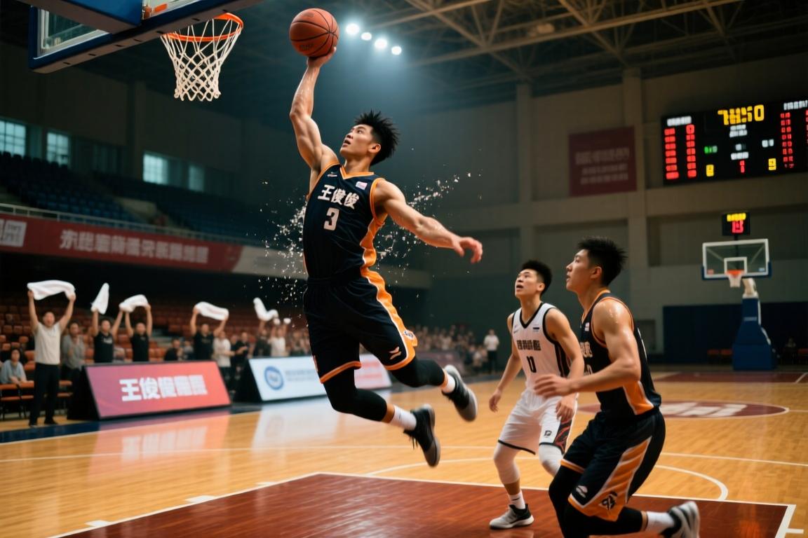 郭士强为他点赞！王俊杰拿下前场篮板点飞两人2+1