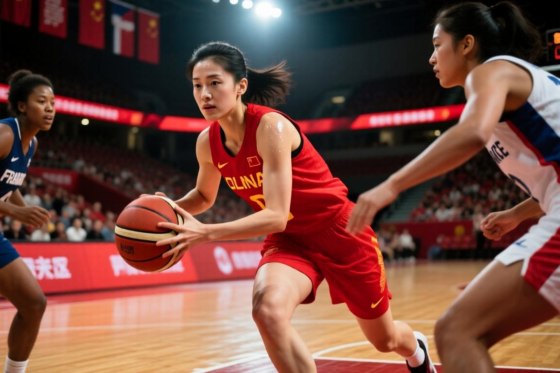 本届赛事成长不少！杨舒予面对法国女篮砍下19分5助