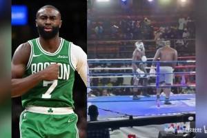 NBA球星杰伦·布朗在尼日利亚完成了拳击首秀