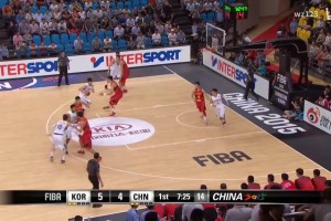 以为是开始！回顾15年亚锦赛男篮20分大逆转韩国队，周琦砍下21分