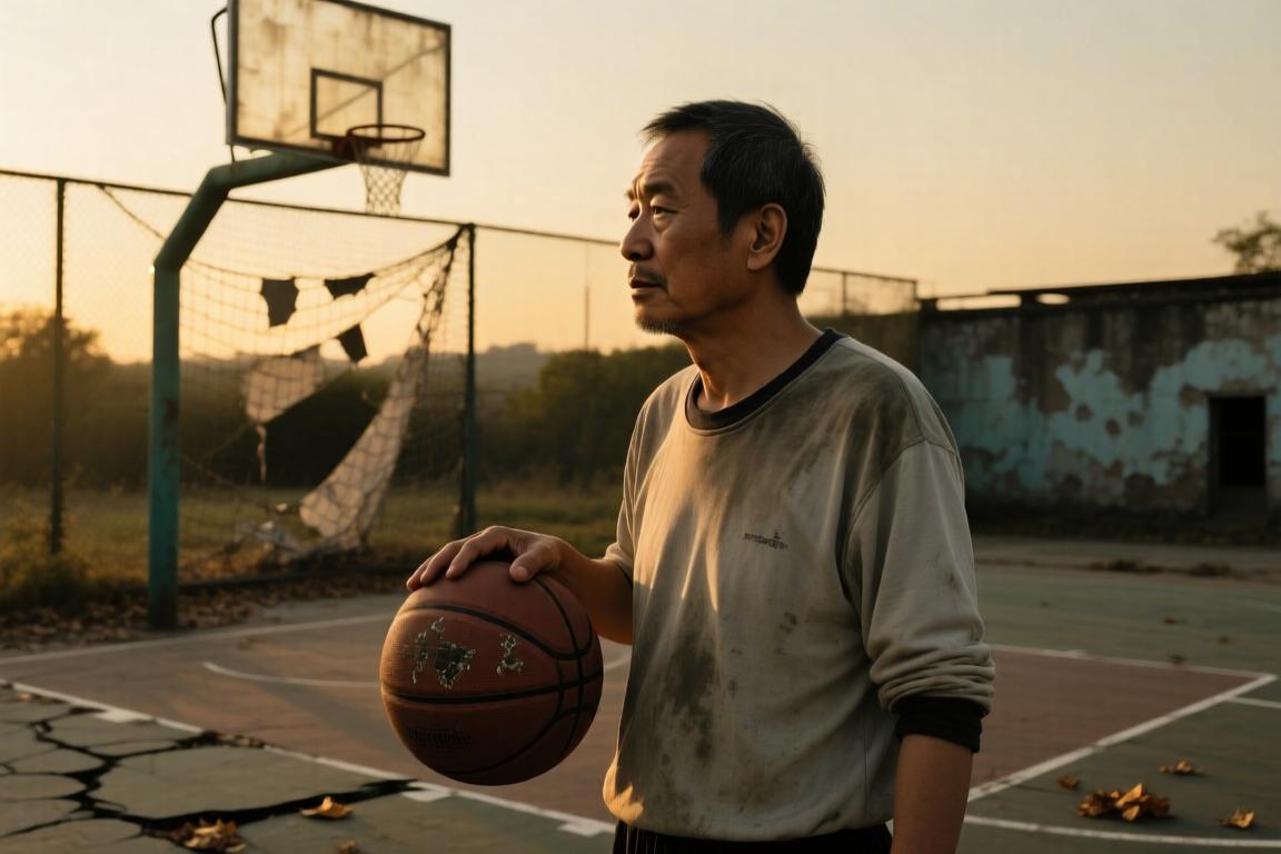 这位大哥曾经也是一个热爱篮球的少年吧！