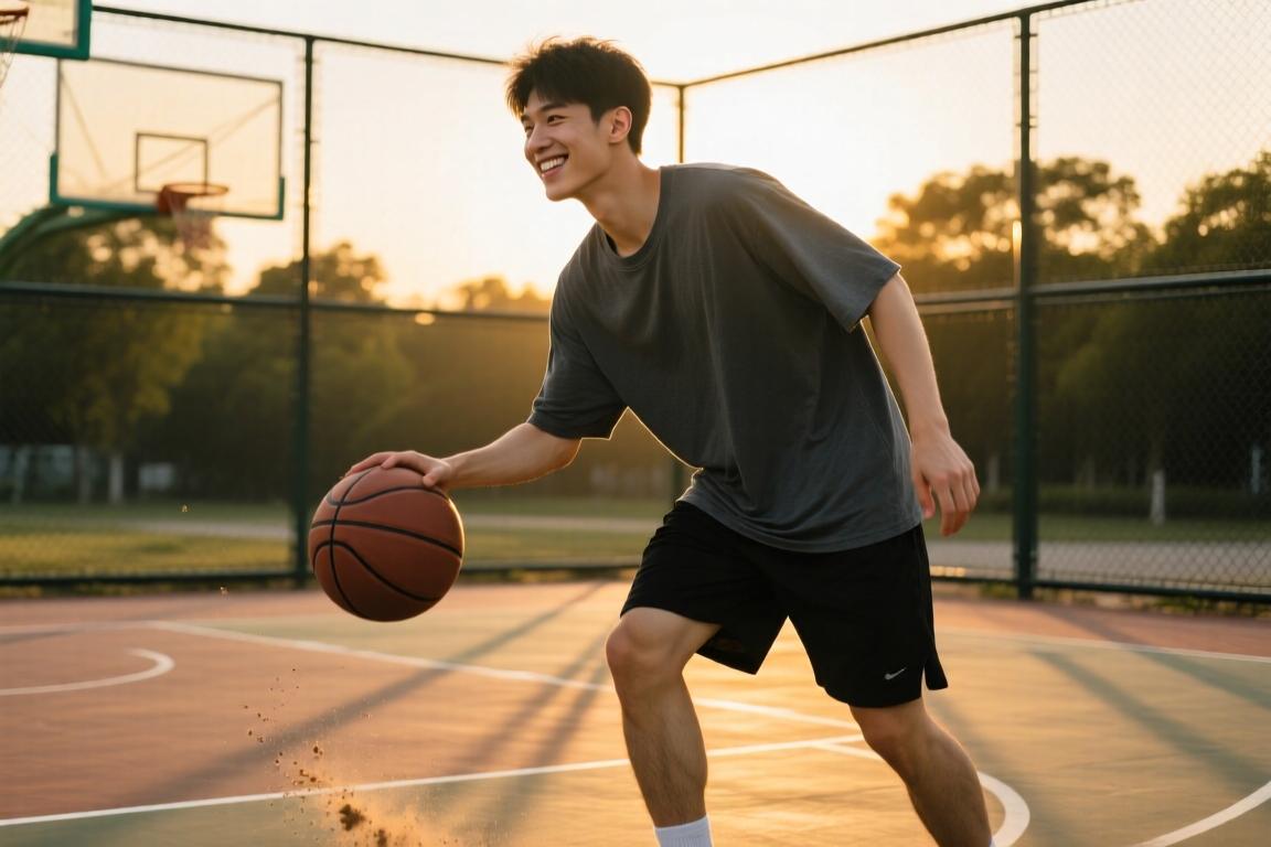 哥们会打球吗？卧槽...你这样很容易让我轻敌啊！