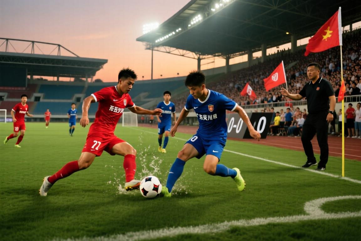 【集锦】中冠-邢台沙河万率0-0广东吴川青年 双方互有攻守