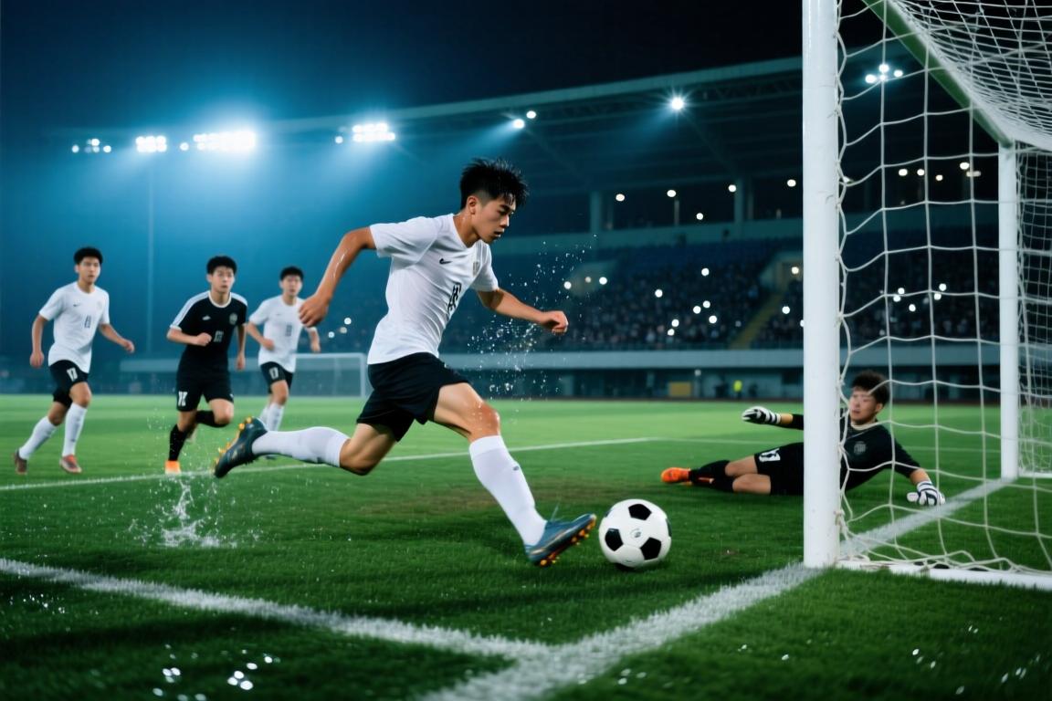 这球给满分！刘宇洋禁区连过3人内切破门，U16国足2-0