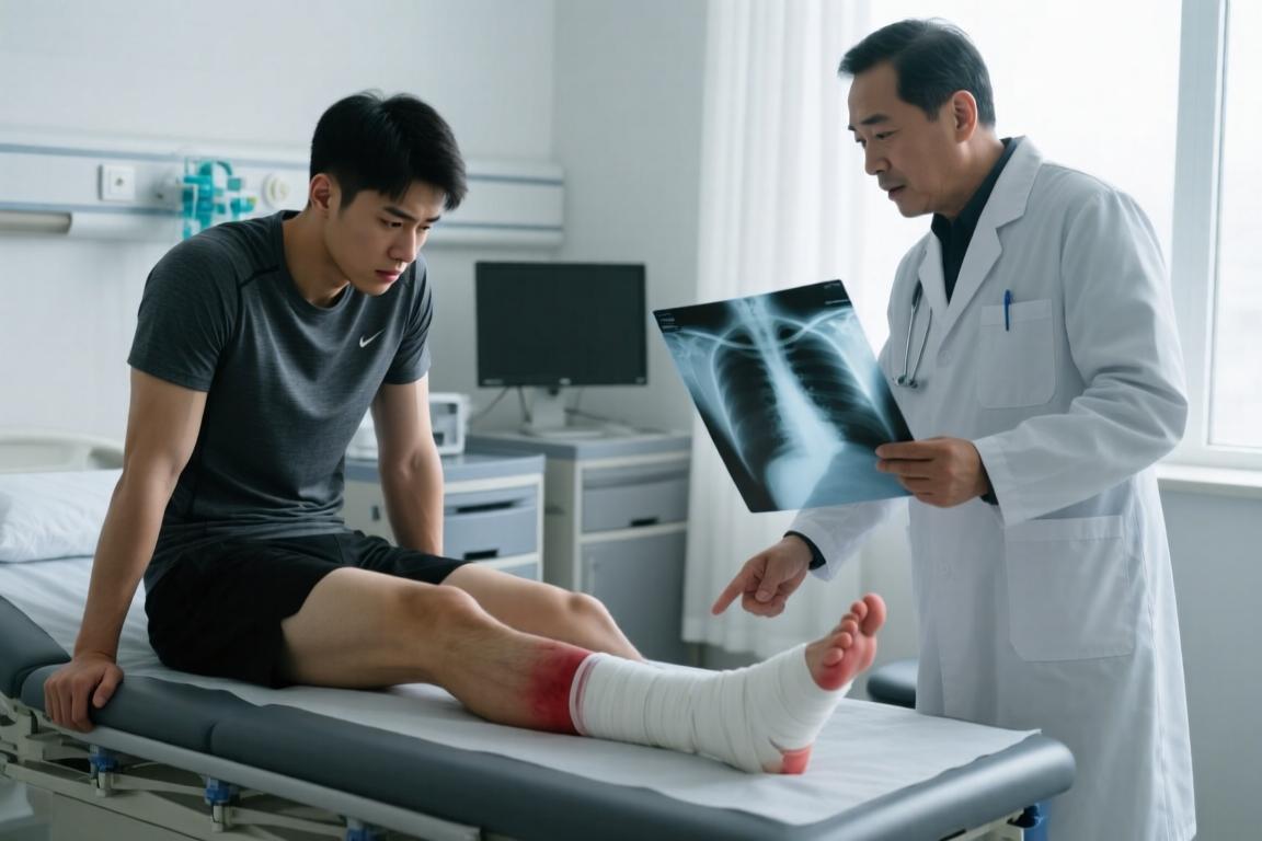 杰威最新伤情！医学专家详解：大概率惨遭脚踝脱臼+骨折...