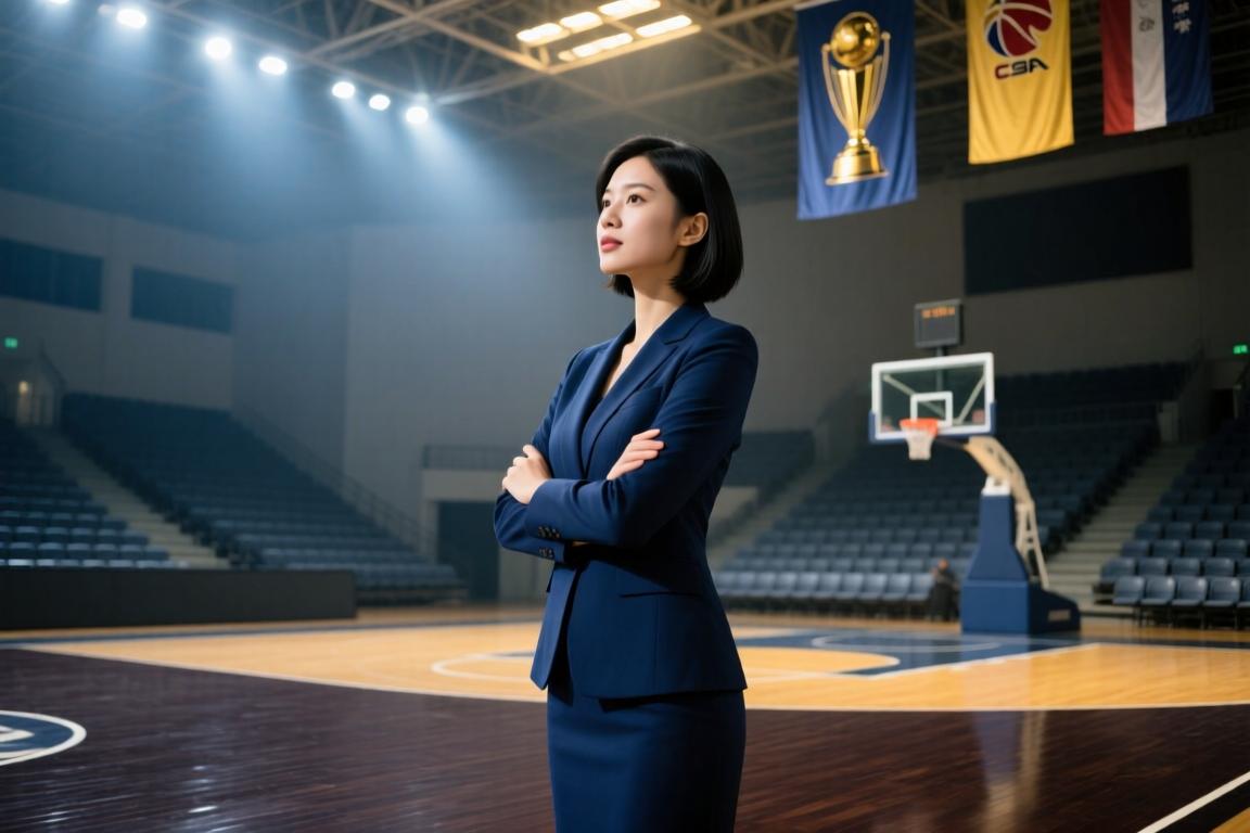 CBA最美总经理伍佰兰对于球队的寄语！...